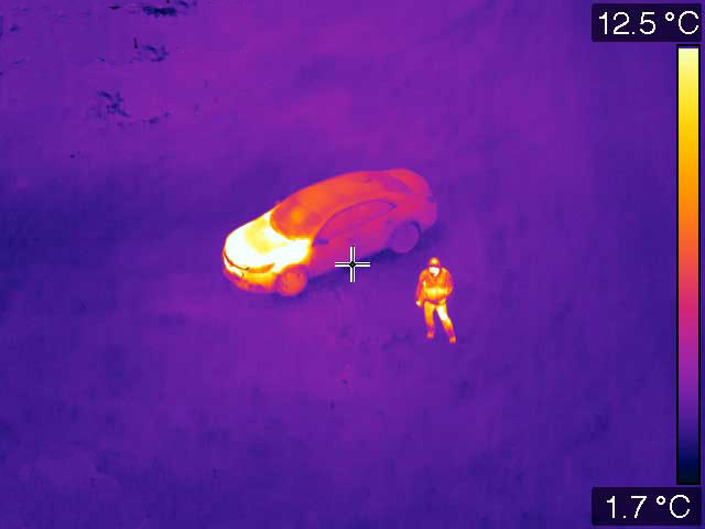 Thermal Drone Aerial View 1