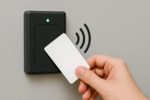 Access control system in use