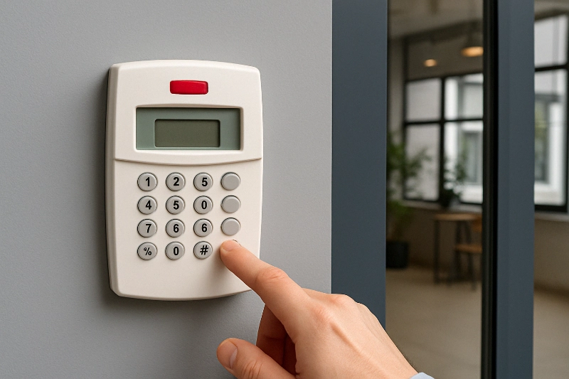 Alarm system for businesses