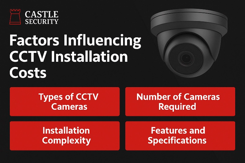 Factors of cctv installation costs