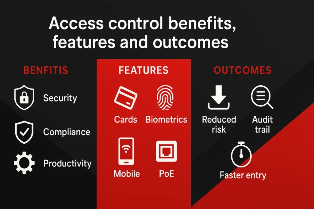 Access Control Benefits, Features And Outcomes